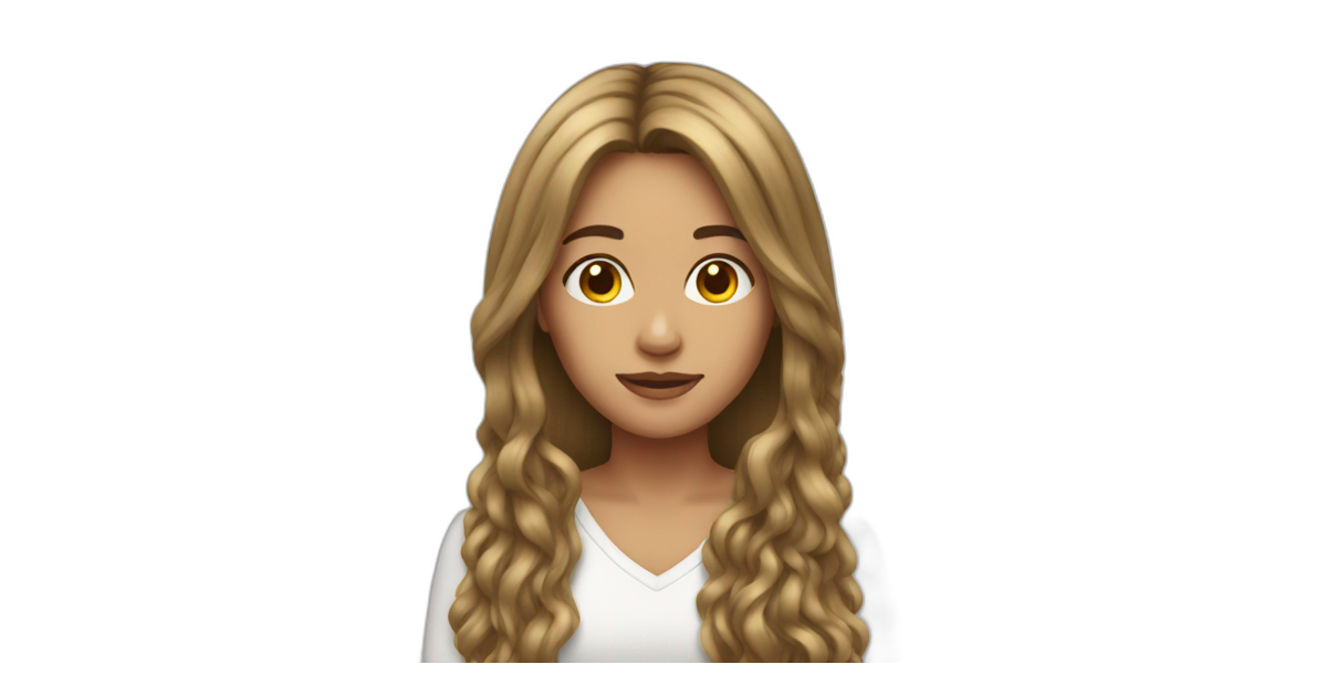 Woman Long Hair Emojihi Generate Emoji With Ai